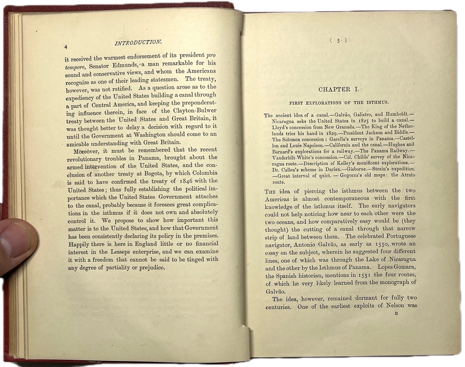 1885 PANAMA CANAL HISTORY POLITICS FINANCE RODRIGUES STUDY MONOGRAPH 1ST ED RARE