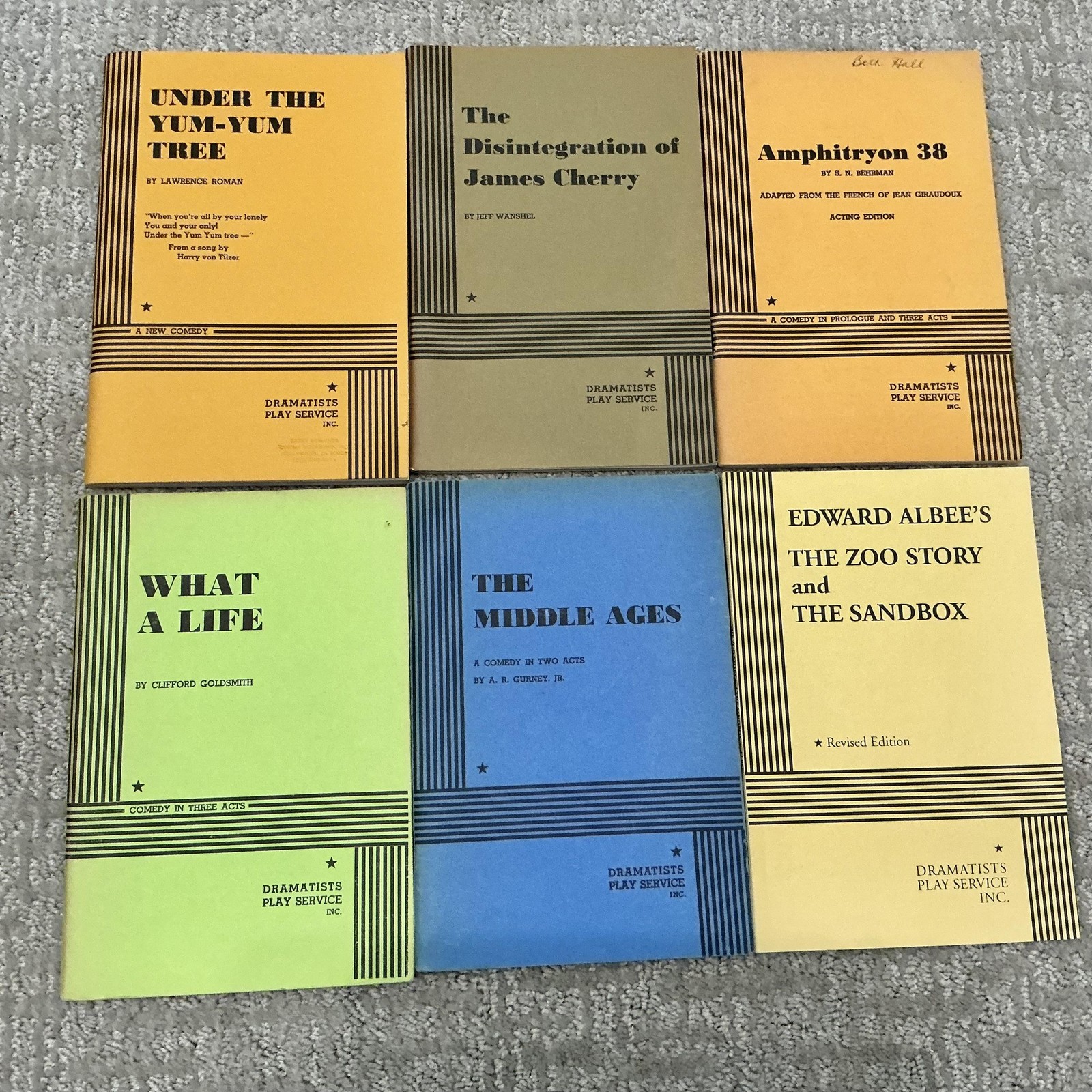 Vintage Lot Acting Edition Play 41 Scripts Drama Books Dramatists Samuel French