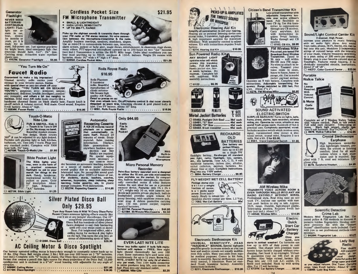 8 old Johnson Smith Co. Curios Gifts Novelty Catalogs (1960s, 70s & 90s) on DVD