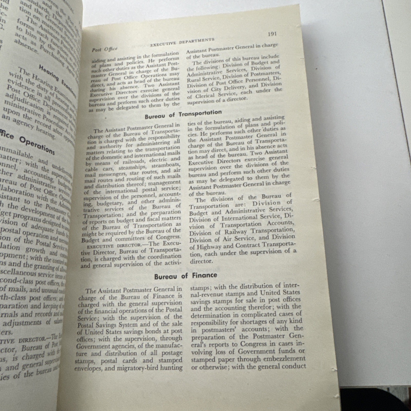 United States Government Organization Manual 1952-53 Revised As Of July 1, 1952
