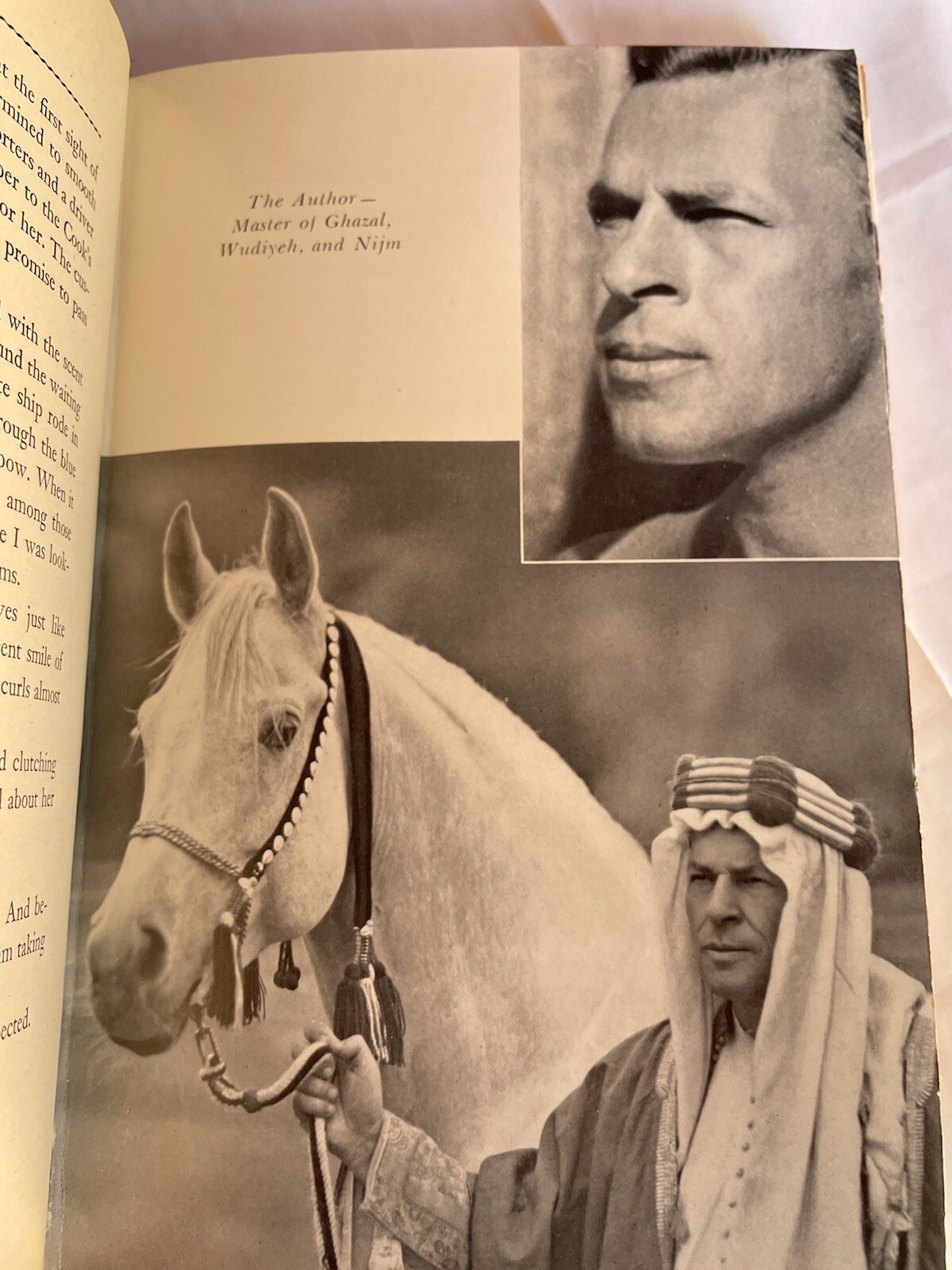 Carl R. Raswan DRINKERS OF THE WIND 1942 Dust Jacket ARABIAN HORSE Illustrated