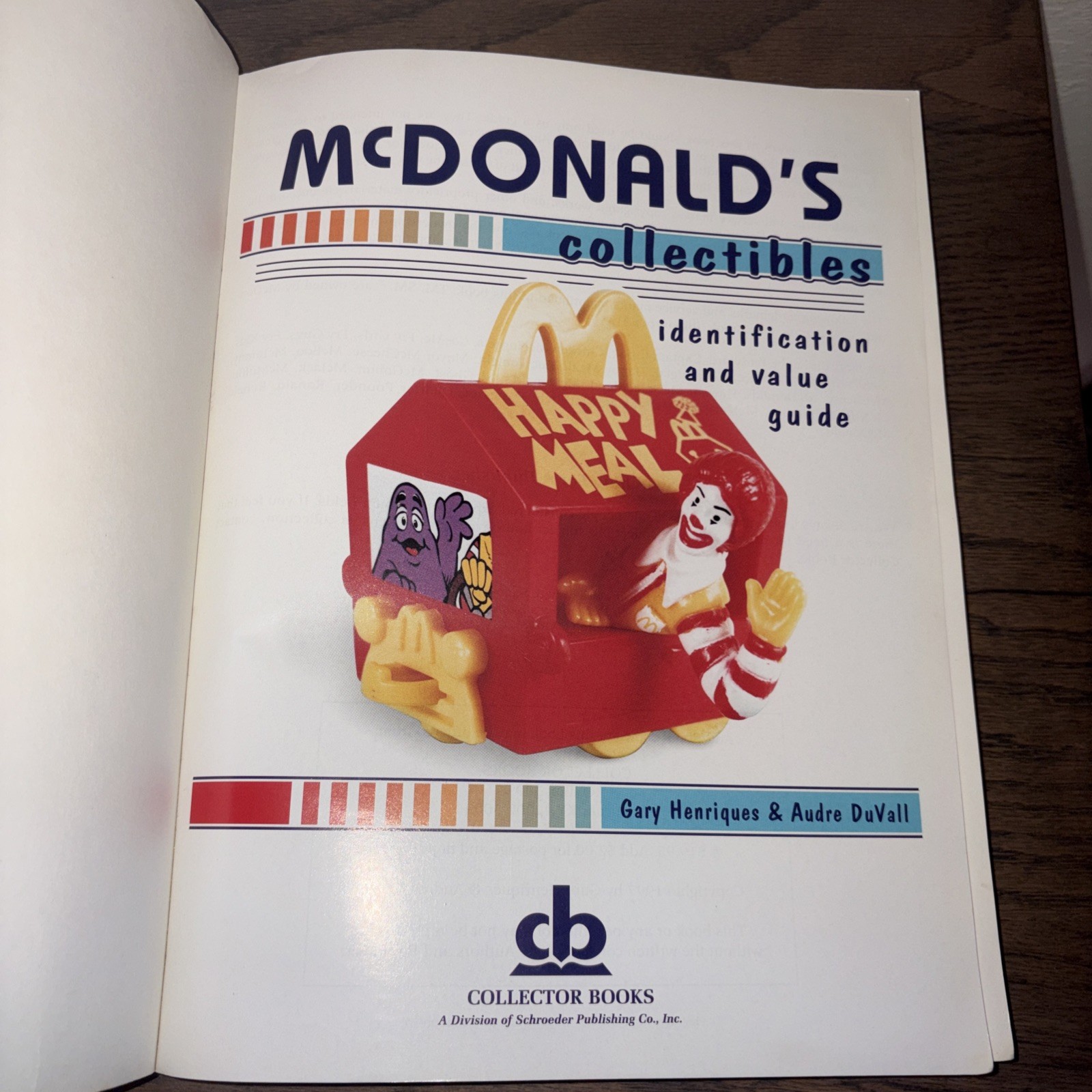 McDonald’s Collectibles : Identification and Value Guide by Audre DuVall and…