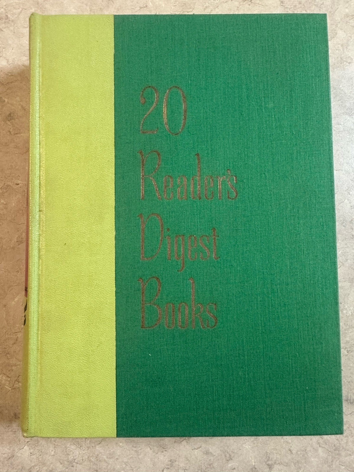 20 Reader’s Digest Books 1953 First Edit. (In One Book) HC Vntg (Name On Front)