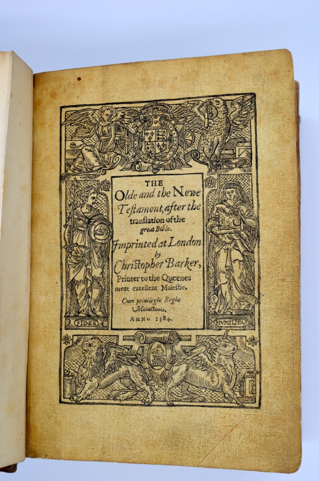 Bishops Bible 1584 | Rare Bibles, Reformation,