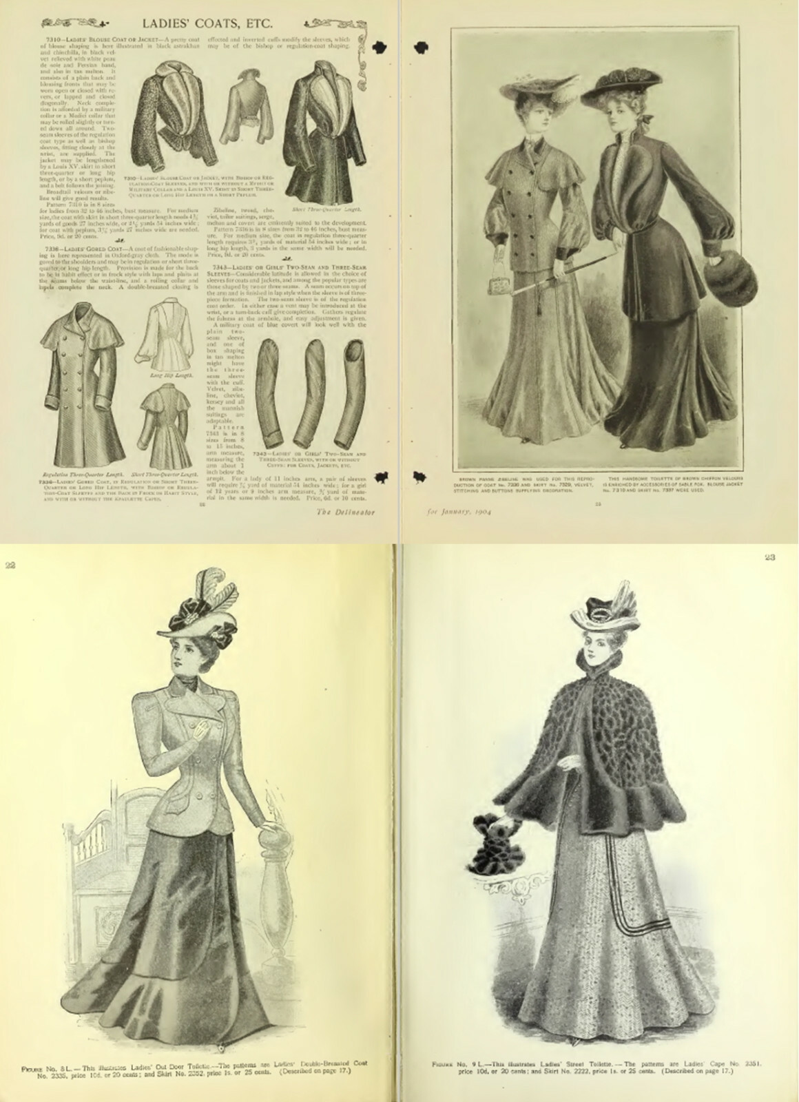 The Delineator – Journal of Fashion Culture & Fine Arts – 44 Old Volumes On DVD