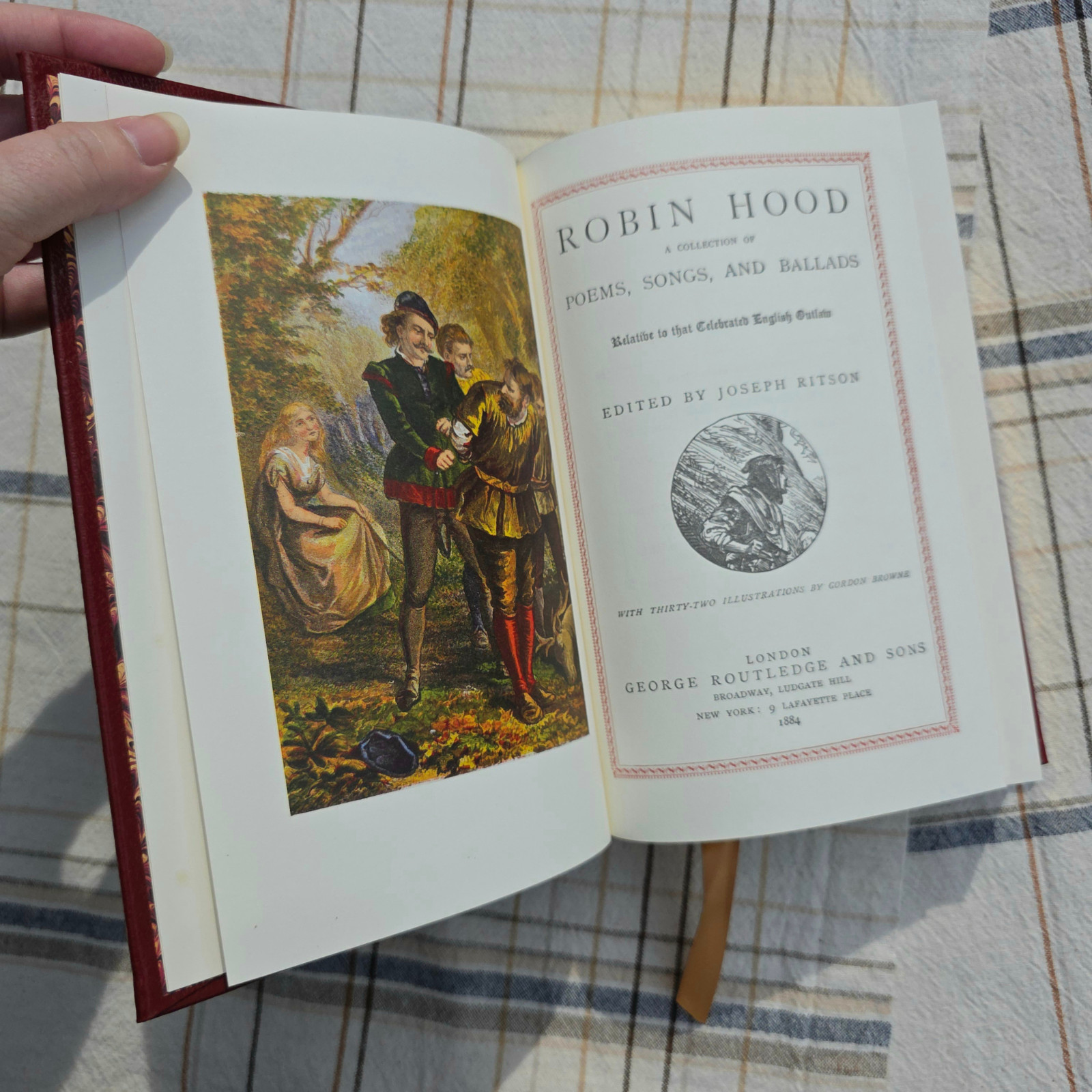 Easton Press Robin Hood The Original Legends Leather Bound, Red, Slip Case 2014