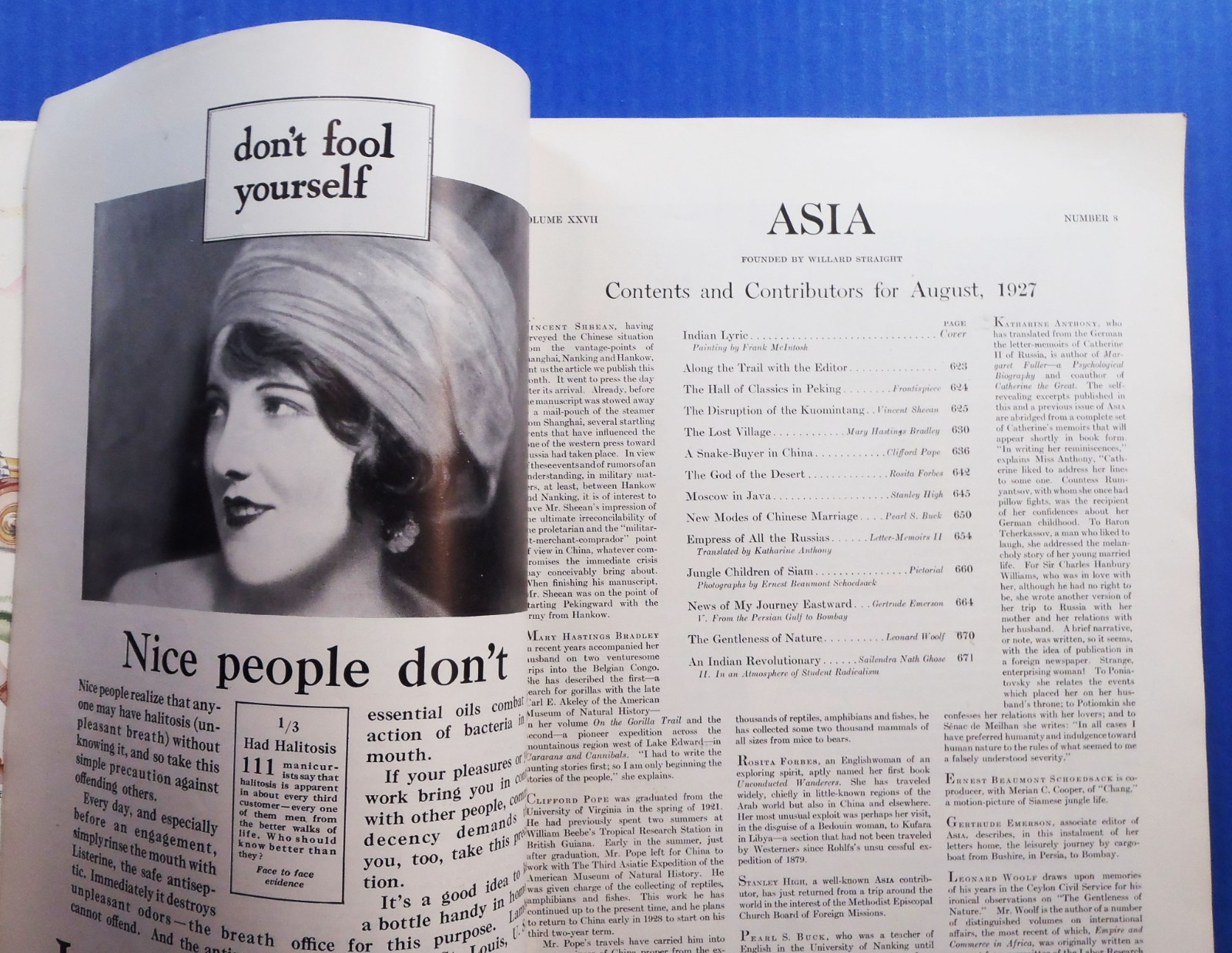Aug 1927 • ASIA Magazine • McIntosh Deco • Peking, Cina Snake Buyer, Siam _m4