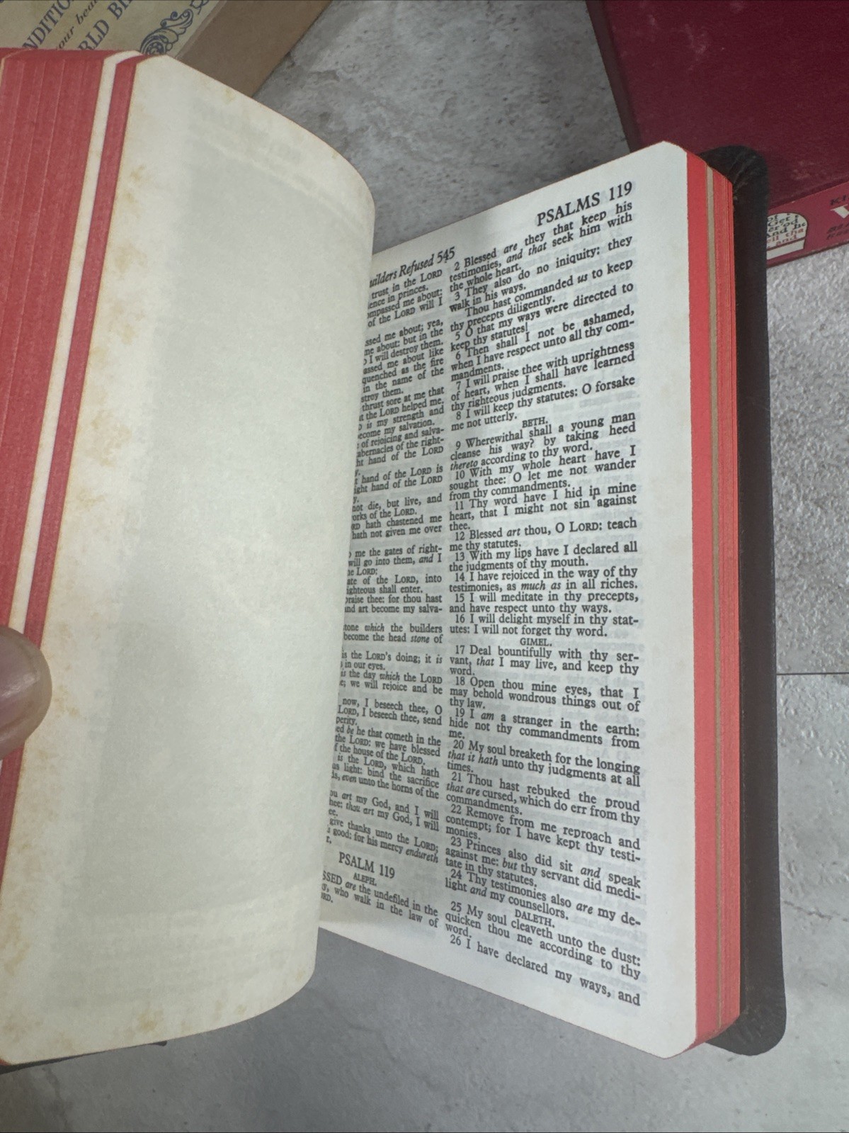 1960s The Holy Bible KJV Illustrated World Publishing Young Folks’ Text w/box