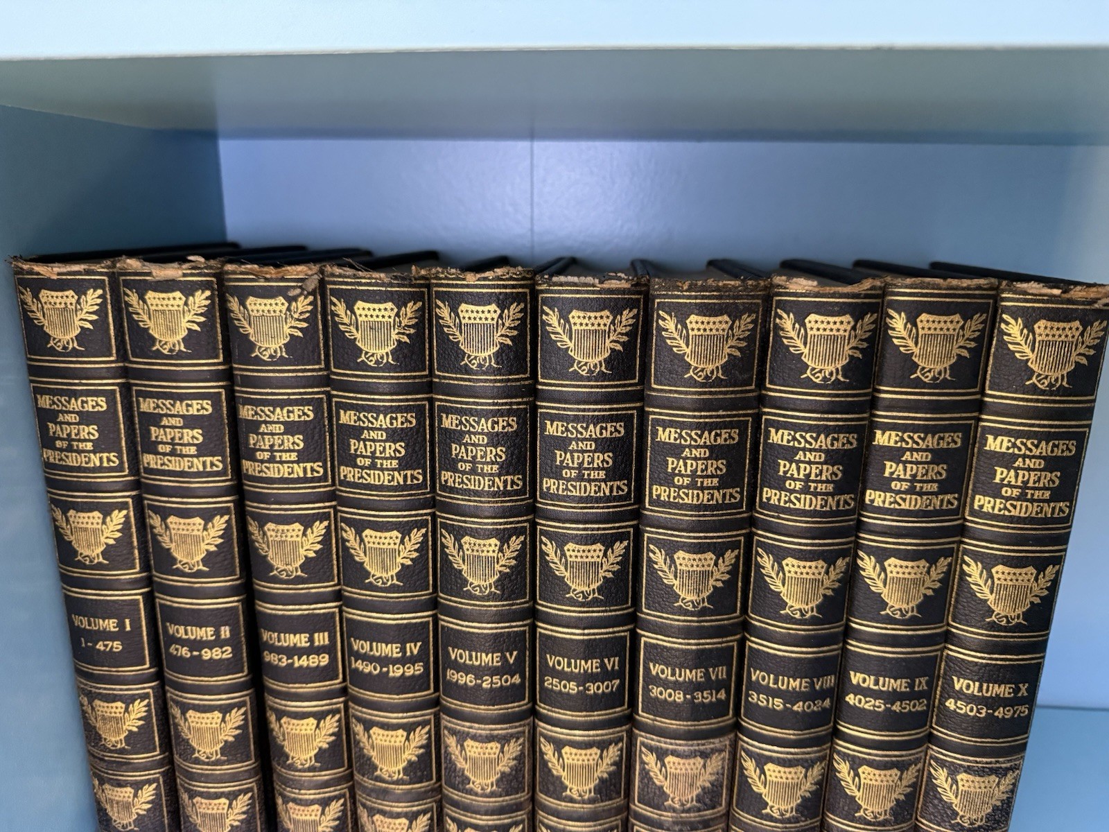 Messages and Papers of the Presidents Vol. 1-20 Complete Set – 1897