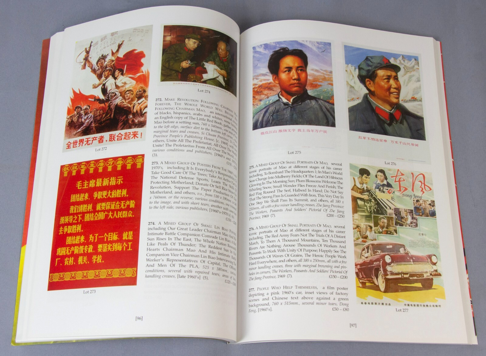 CHINESE Propaganda Posters – auction CATALOGUE – 2006 many colour illustrations