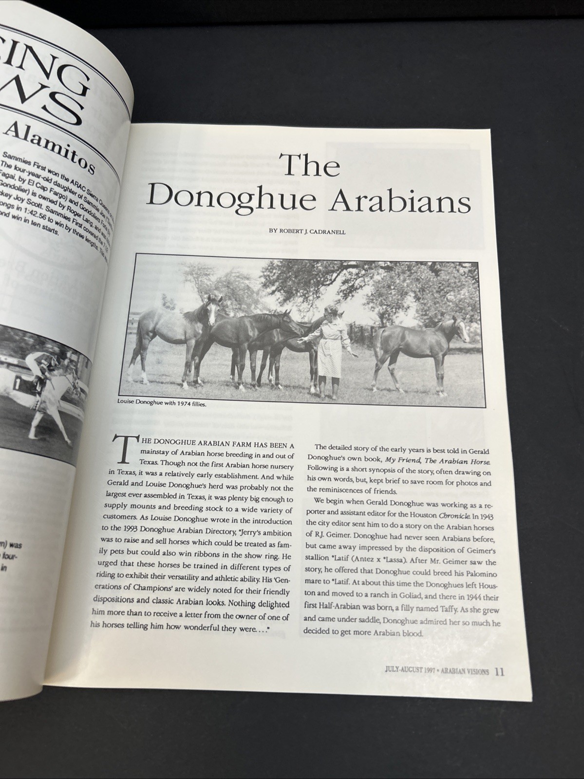 Arabian Visions Magazine Horse July – August 1997 Vintage