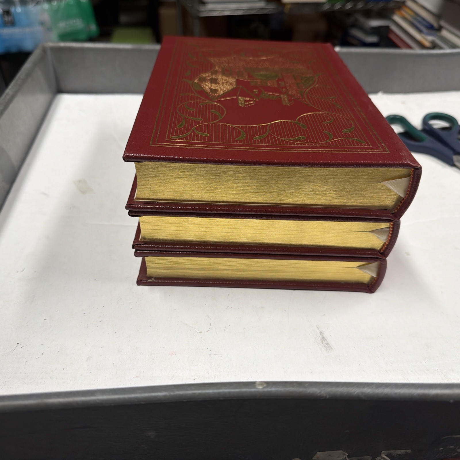NATHANIEL HAWTHORNE MASTERPIECES Easton Press 3 vol SEALED NEW Scarlet Letter