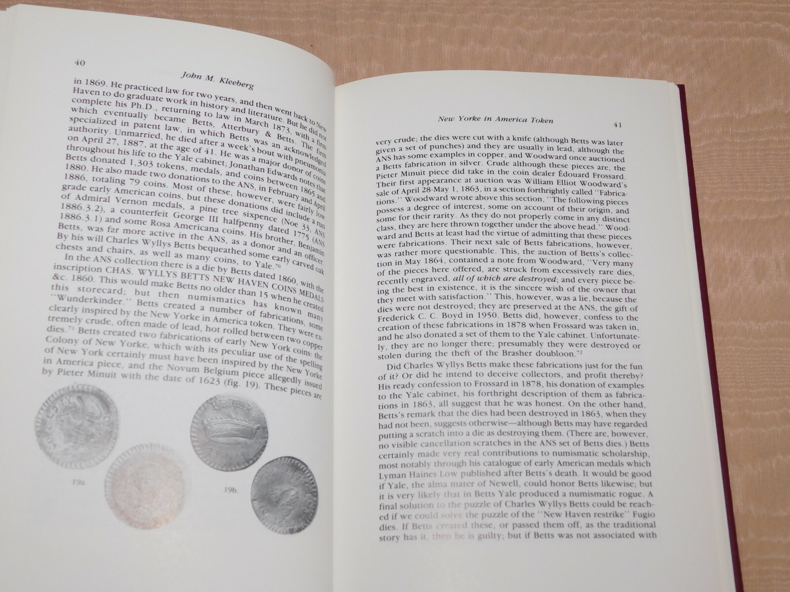 VINTAGE COIN BOOK 1992 MONEY OF PRE-FEDERAL AMERICA by JOHN KLEEBERG