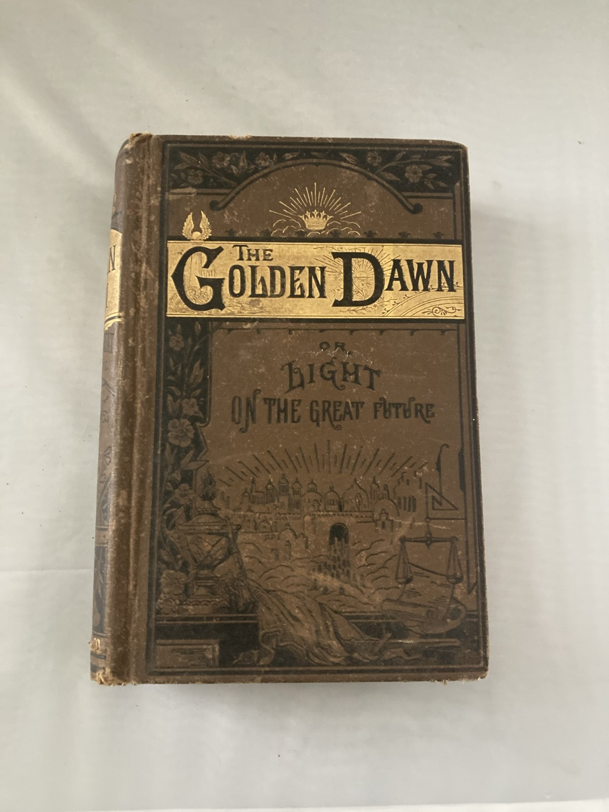 1880 FIRST EDITION The Golden Dawn Victorian Religious Spiritual Antique Book”