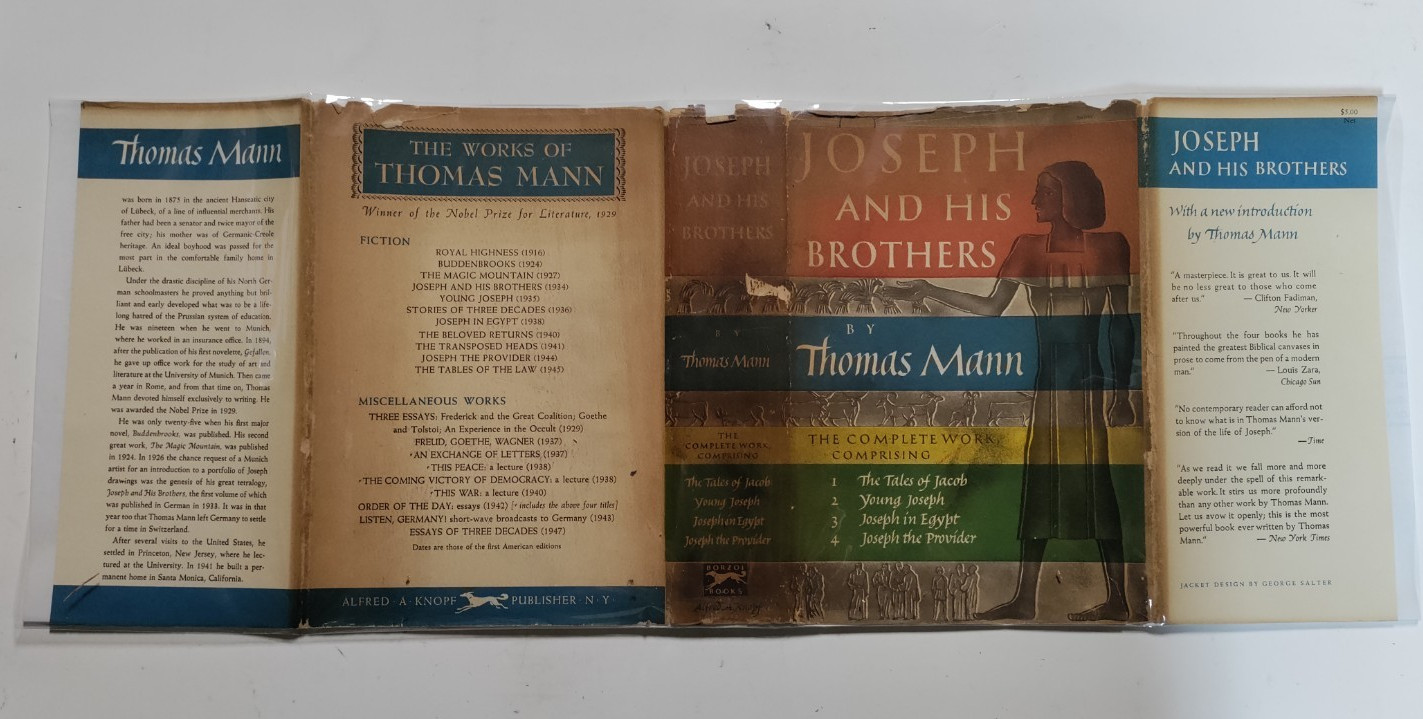 Thomas Mann – Joseph and His Brothers – Alfred A. Knopf, NY, 1948 – DJ