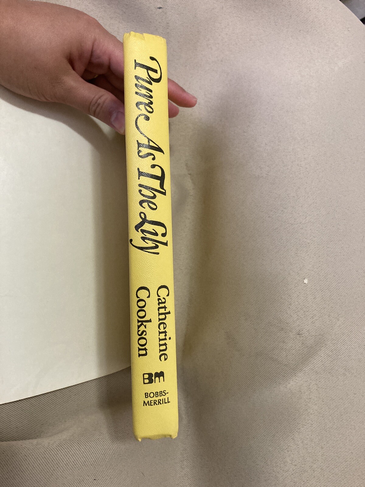 Pure As The Lily Book Hardcover 1973 Catherine Cookson Dust Jacket Good