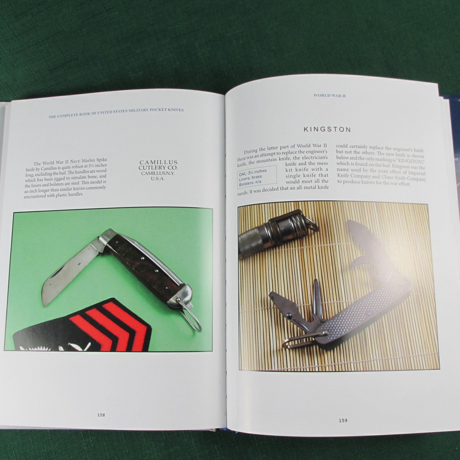 THE COMPLETE BOOK OF U.S. MILITARY POCKET KNIVES: FROM 1800 By Michael W. Silvey