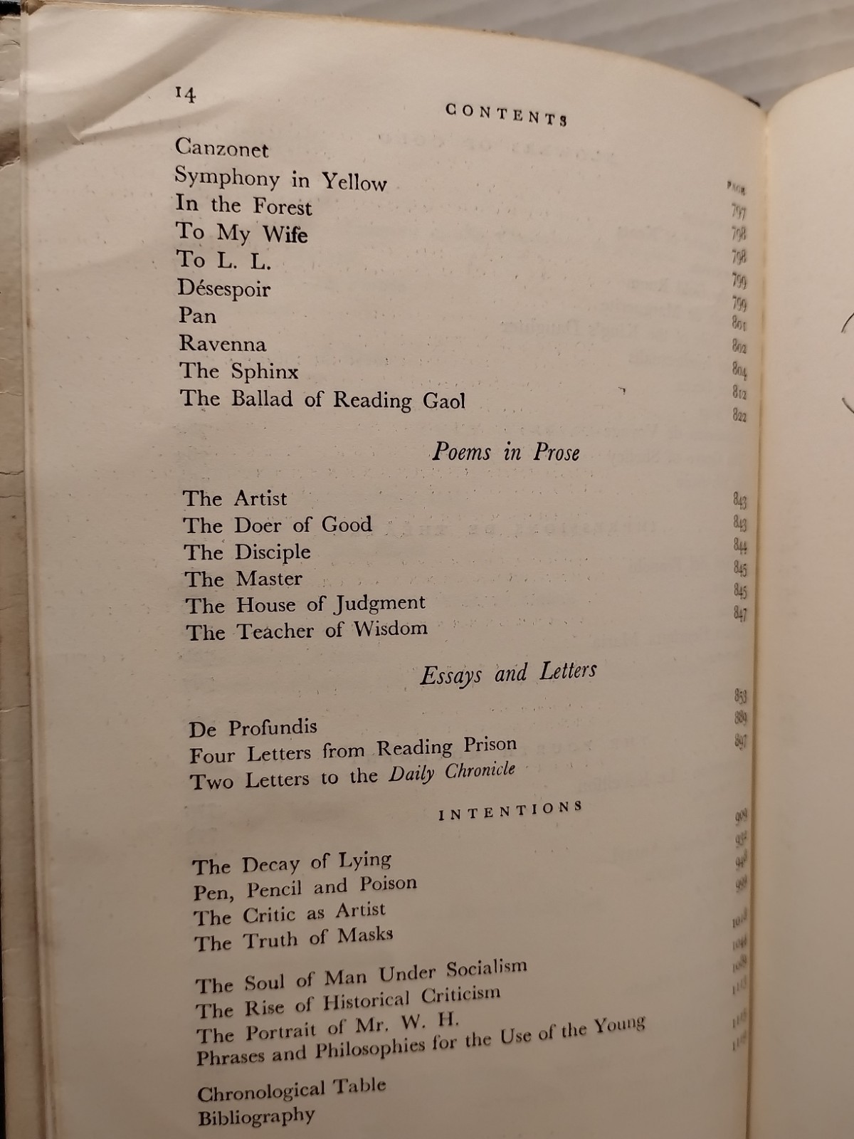 The Works of OSCAR WILDE – 1960 – G.F. Maine, Ed. – Blue Leather Bound