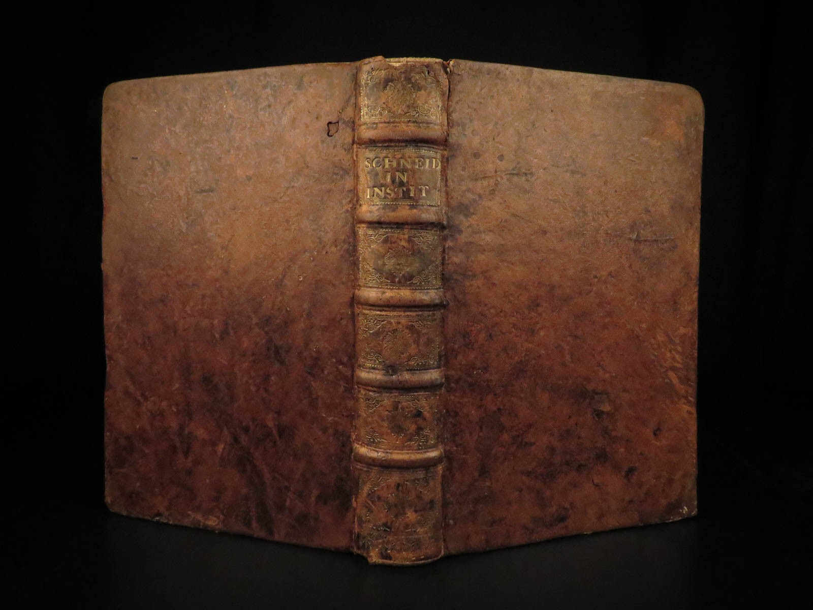 1595 Schneidewein SAXON LAW Institutionum Imperialium Charles V Martin Luther