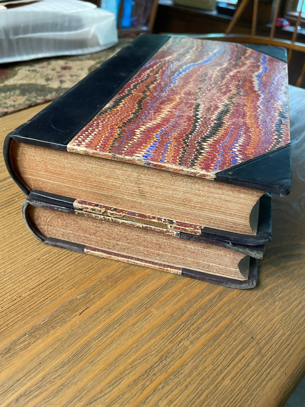 1887 Gentleman’s Magazine, Half Leather, Victorian, Marie Antoinette, Chaucer