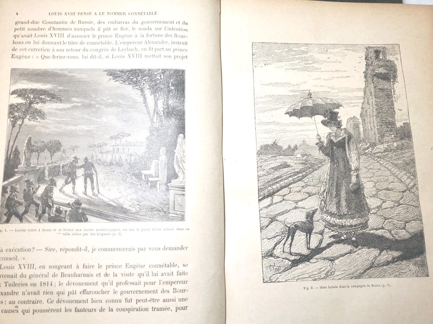 Old Leather 2 Volumes French Paris Histoire Du Second Empire / Taxile DELORD