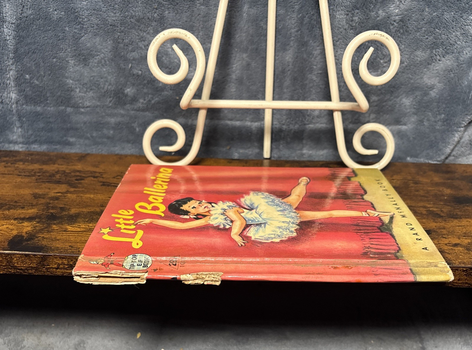 LITTLE BALLERINA Rand McNally ELF Book Vintage 1958 HARDCOVER By DOROTHY GRIDER