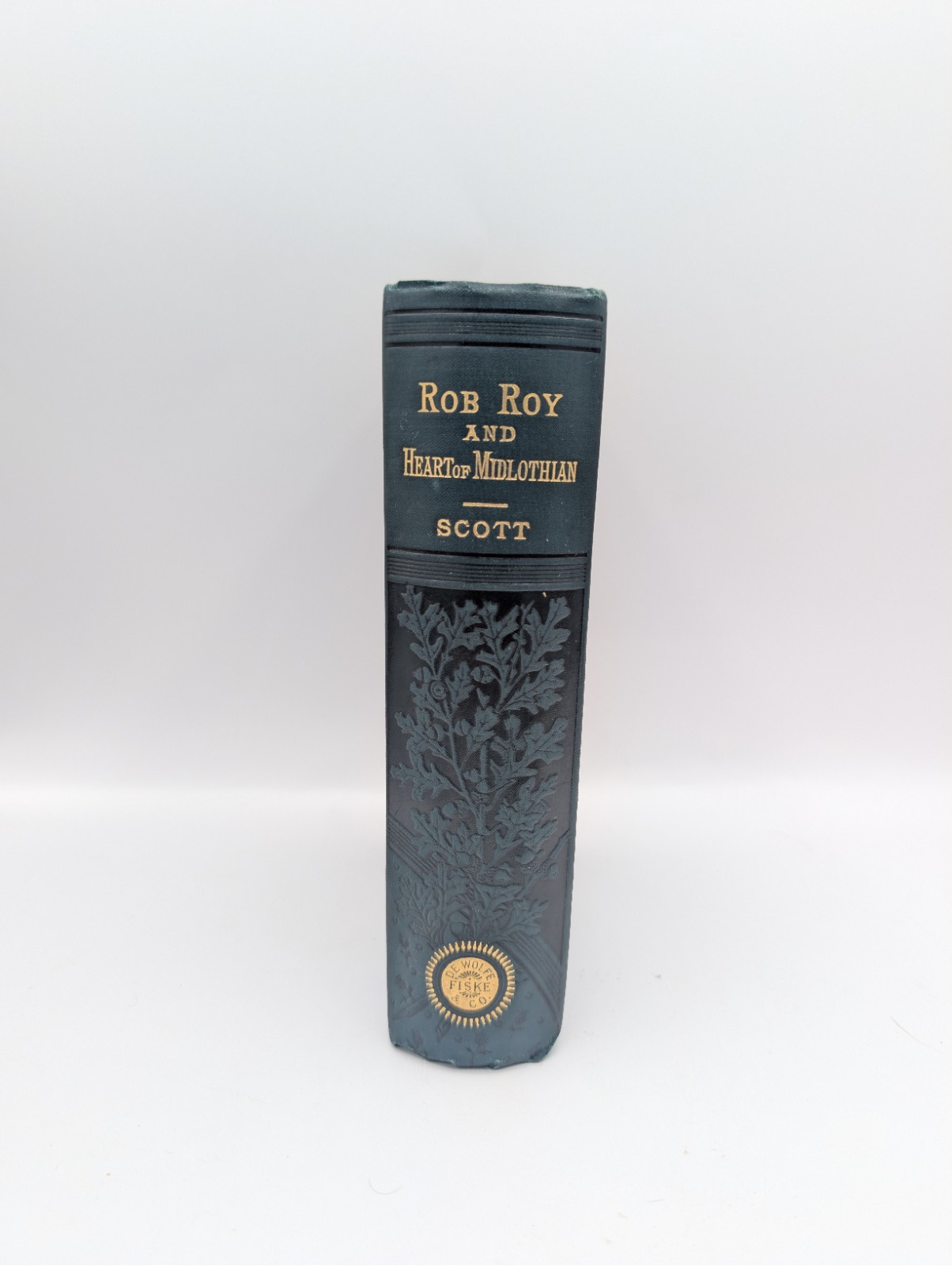 Antique 1880s Sir Walter Scott 3-Volume Hardcover Set – DeWolfe Fiske & Co. – De