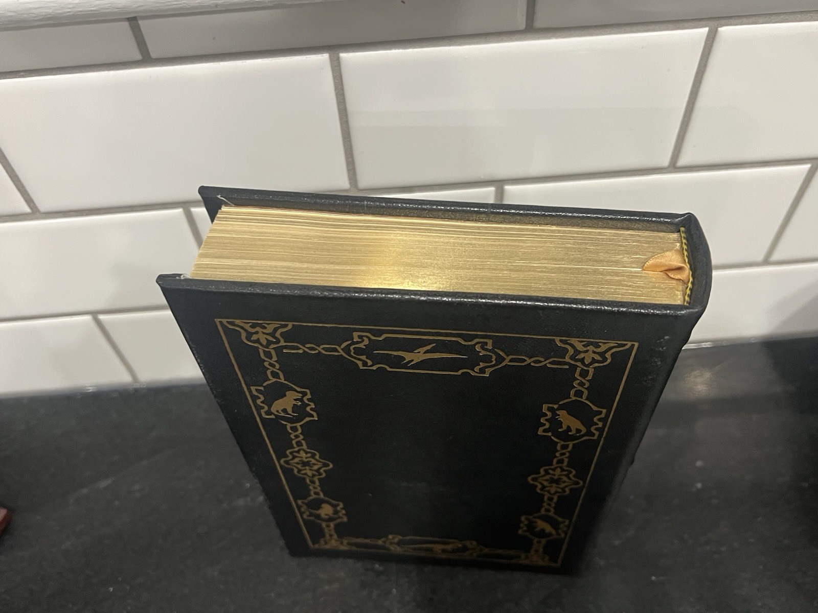 Jurassic Park by Michael Crichton Signed Leather-Bound Ed. Easton Press W/ COA