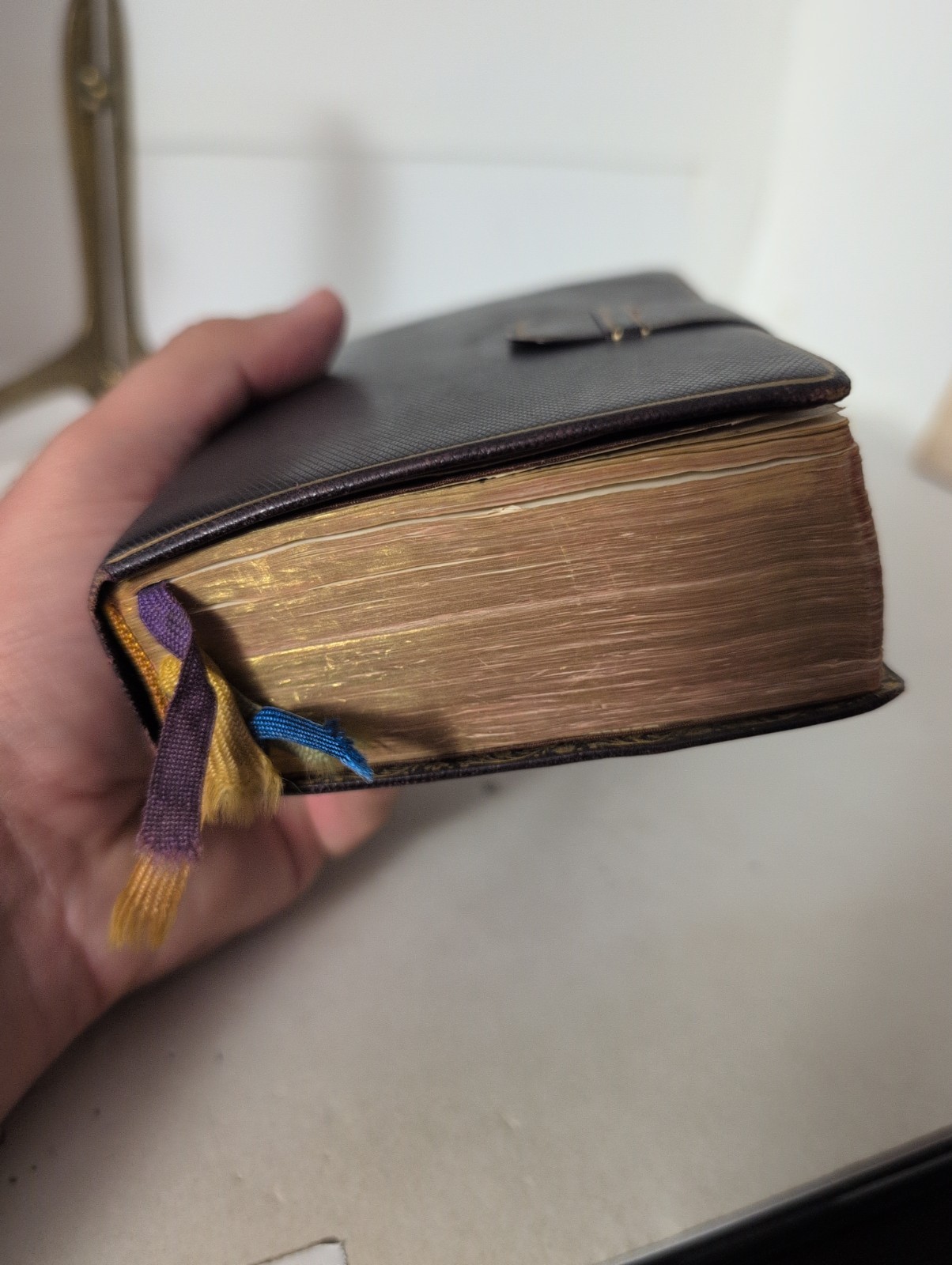 1958 Misal Diario Daily Missal In Spanish With Many Holy Cards Etc