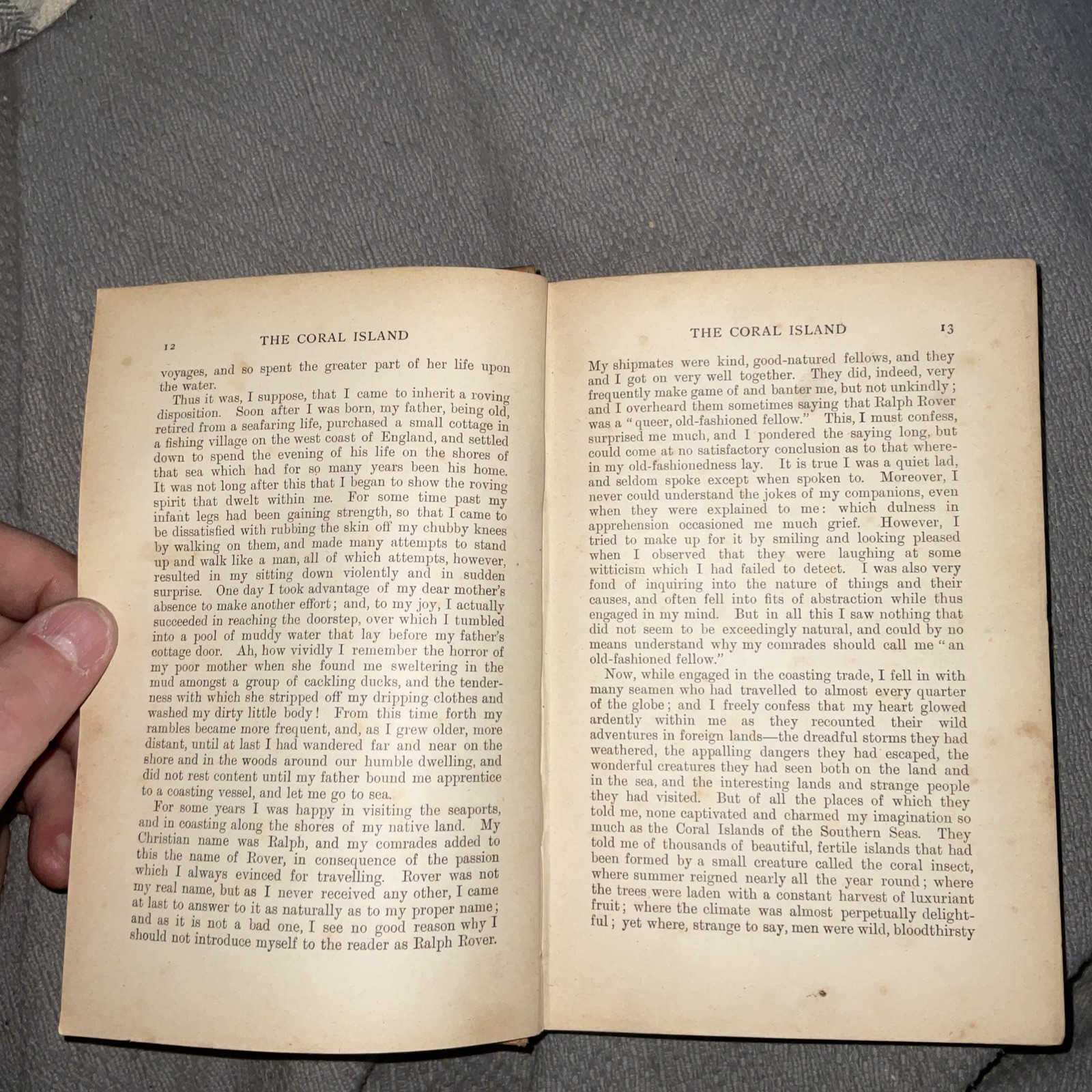 The Coral Island by R M Ballantyne 1920’s edition Andrew Melrose