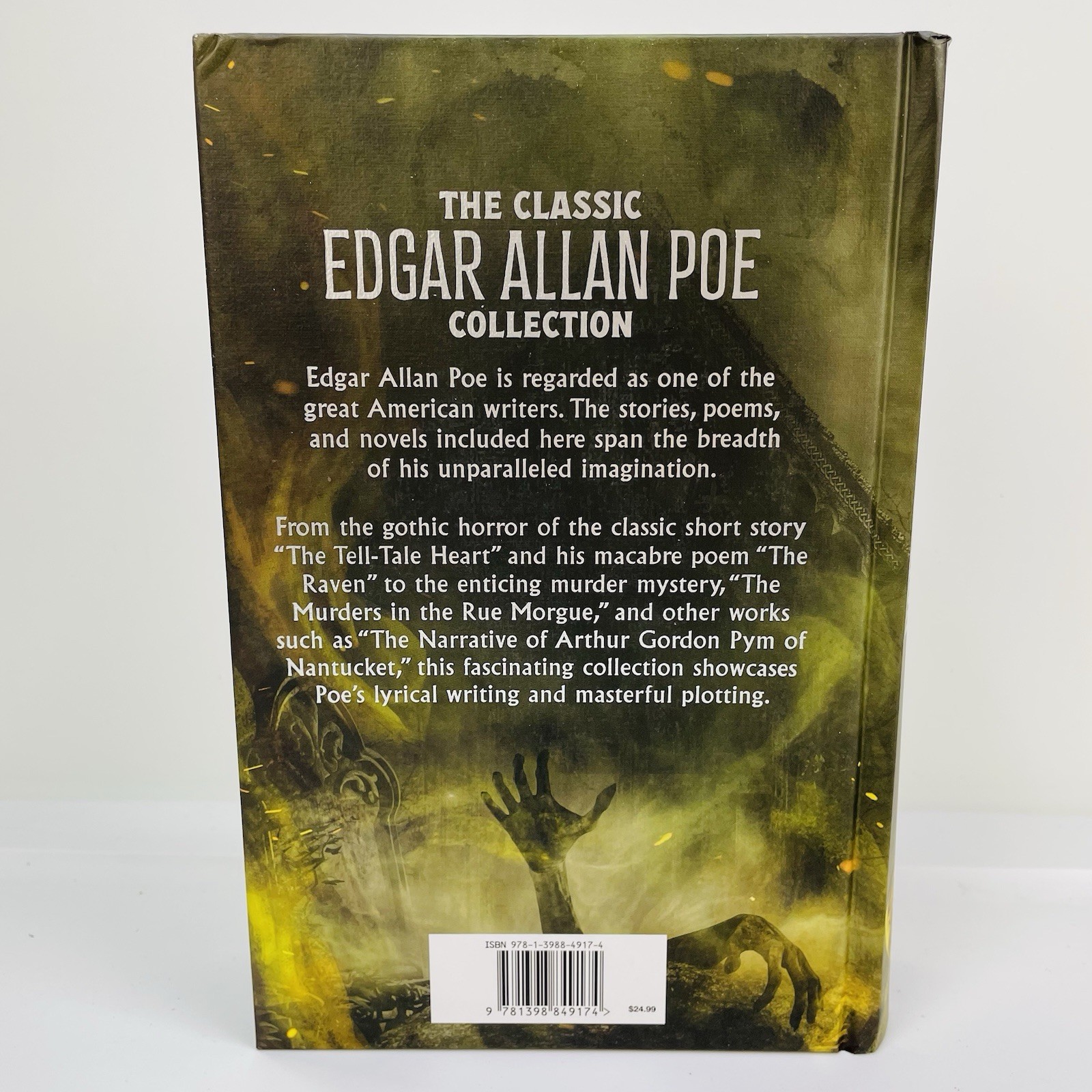 Classic Edgar Allan Poe Collection Poetry Tales Arcturus HC Sprayed Edges New