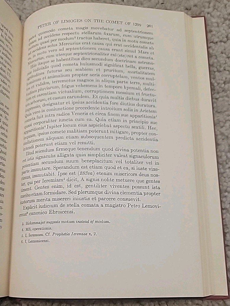 Latin Treatises on Comets between 1238 & 1368 A.D. by Lynn Thorndike