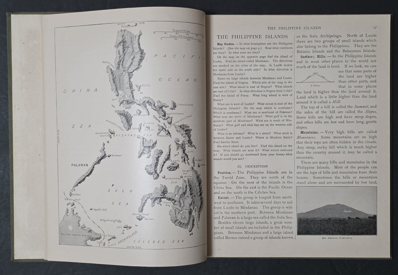 Philippine School Geography 1904 American Book Company Reference With Maps