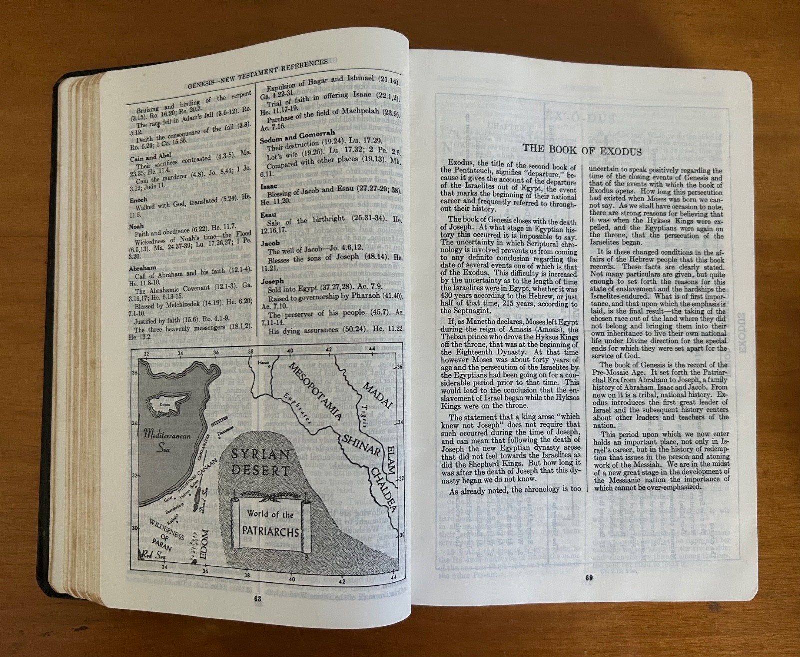 1966 KJV Dickson New Analytical Indexed Edition Bible Black Leather No Writing