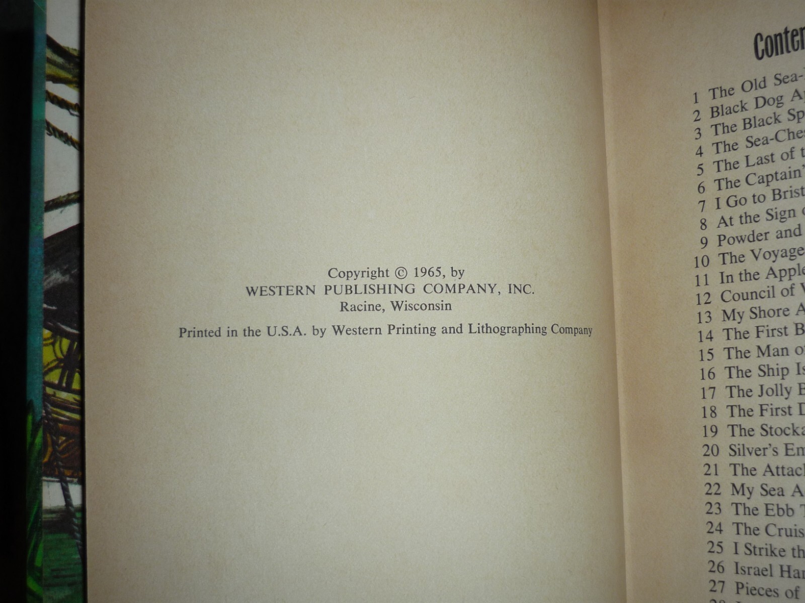Treasure Island by Robert Louis Stevenson, Whitman Publishing, Vtg HB 1965