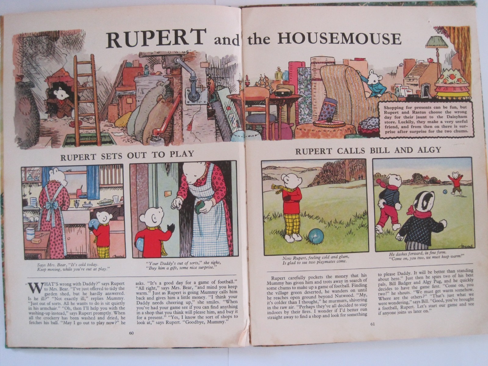 VINTAGE 1973 HARDBACK RUPERT ANNUAL DAILY EXPRESS 115 PAGES