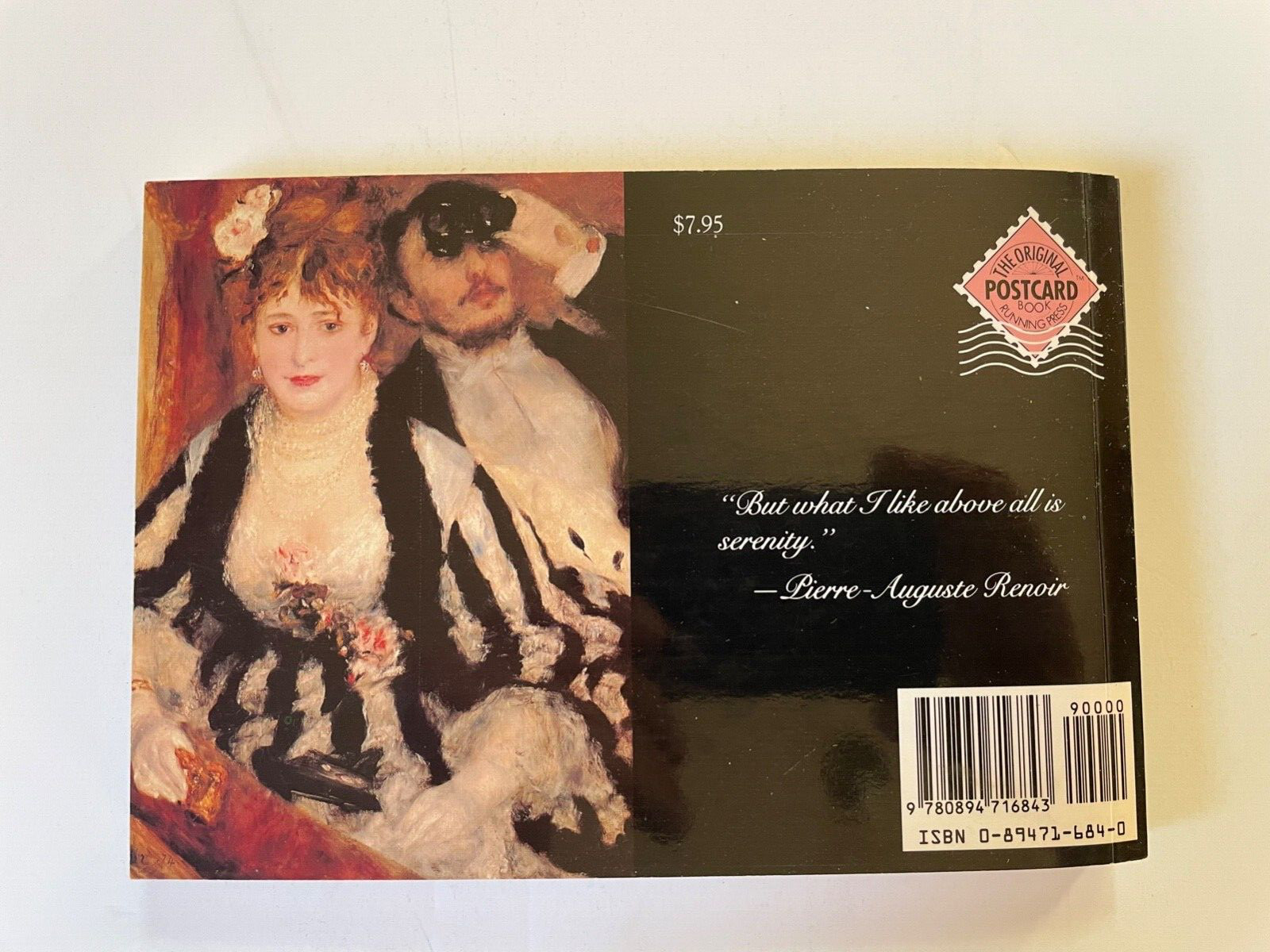 RENOIR A Postcard Book Running Press 1989 ~A Book of 30 Postcards to Mail