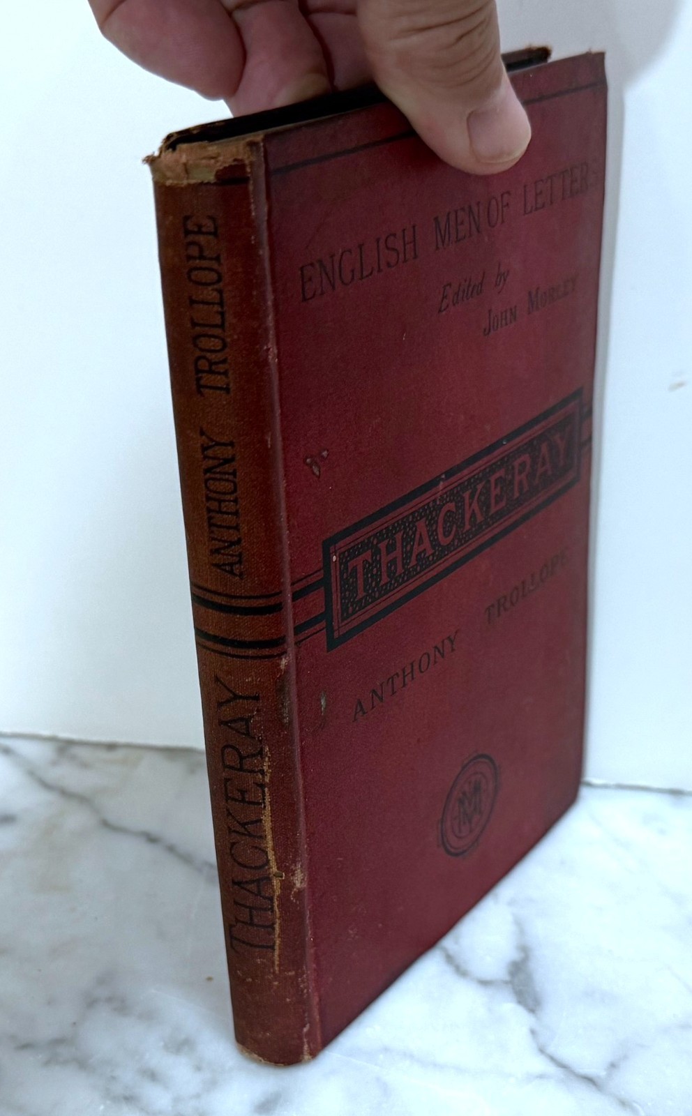 ENGLISH MEN OF LETTERS / WILLIAM M. THACKERAY – BY ANTHONY TROLLOPE – 1879 HC
