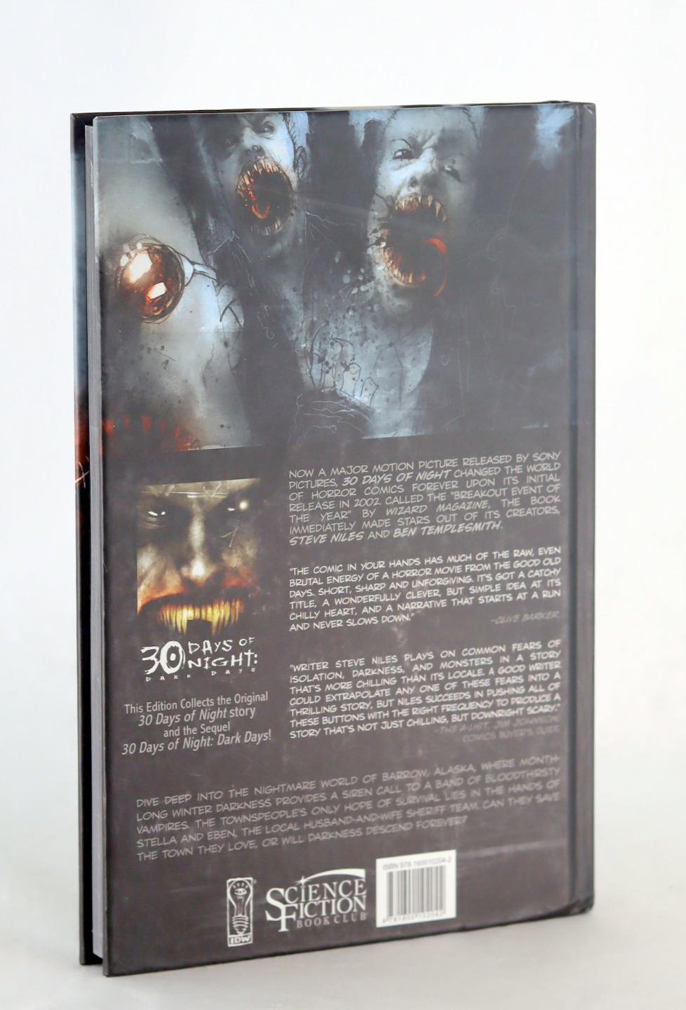 Steve Niles Ben Templesmith 2007 30 Days of Night SFBC Hardcover Edition