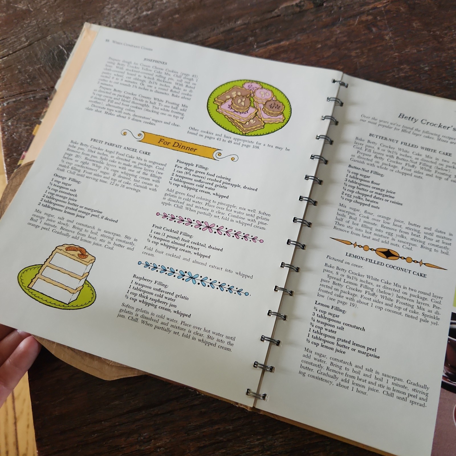 Betty Crocker Cake & Frosting Mix Cookbook – Vintage 1966 1st Edition HC Spiral