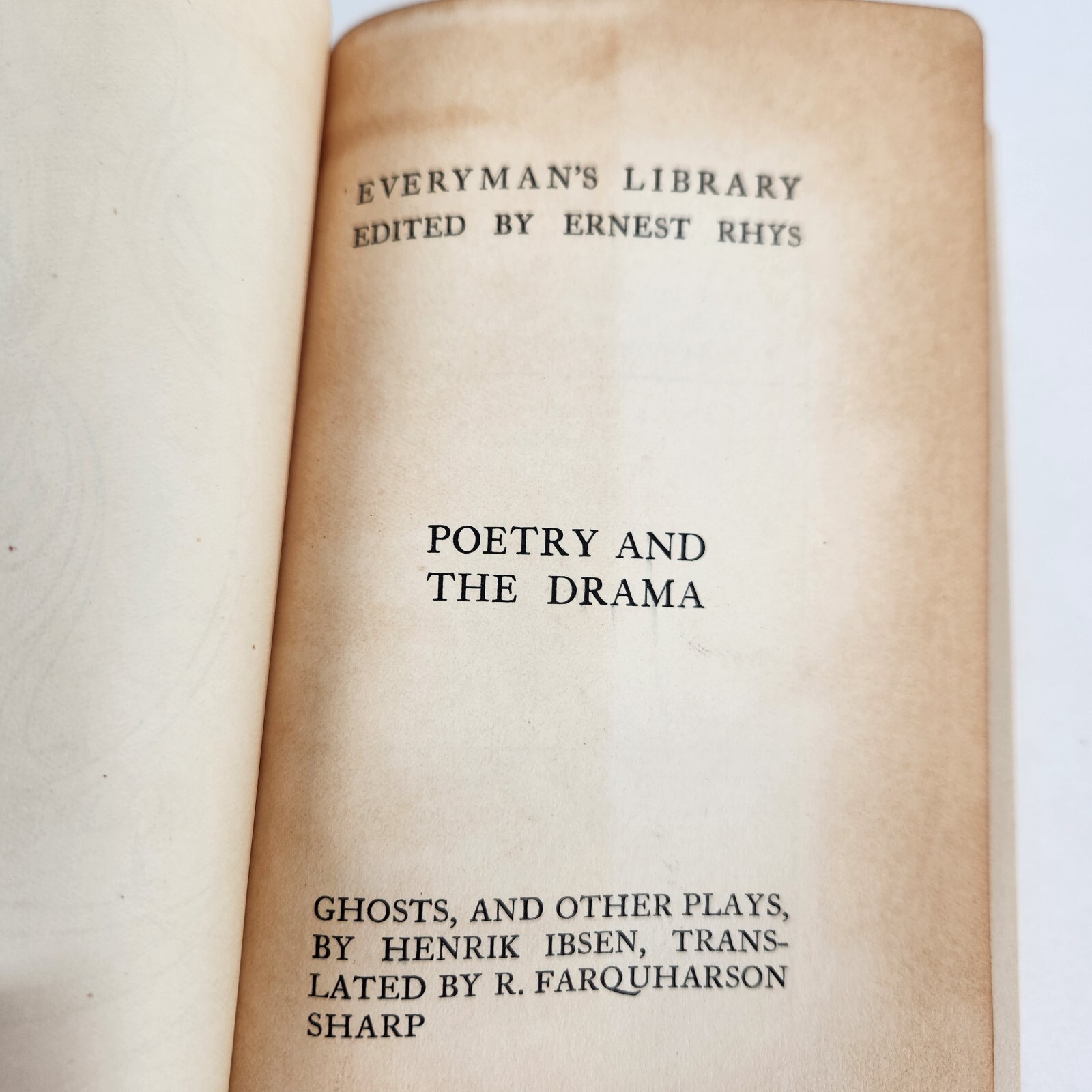 Ghosts and Two Other Plays Henrik Ibsen 1911 First Edition Embossed Leather
