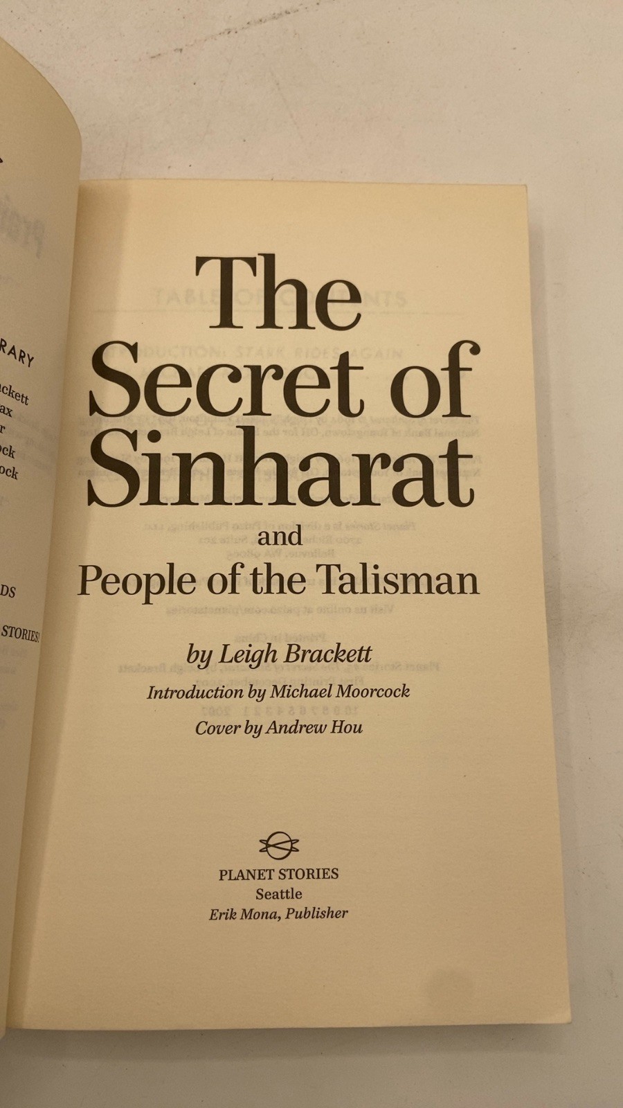 The Secret of Sinharat and People of the Talisman Leigh Brackett Paperback Fi…