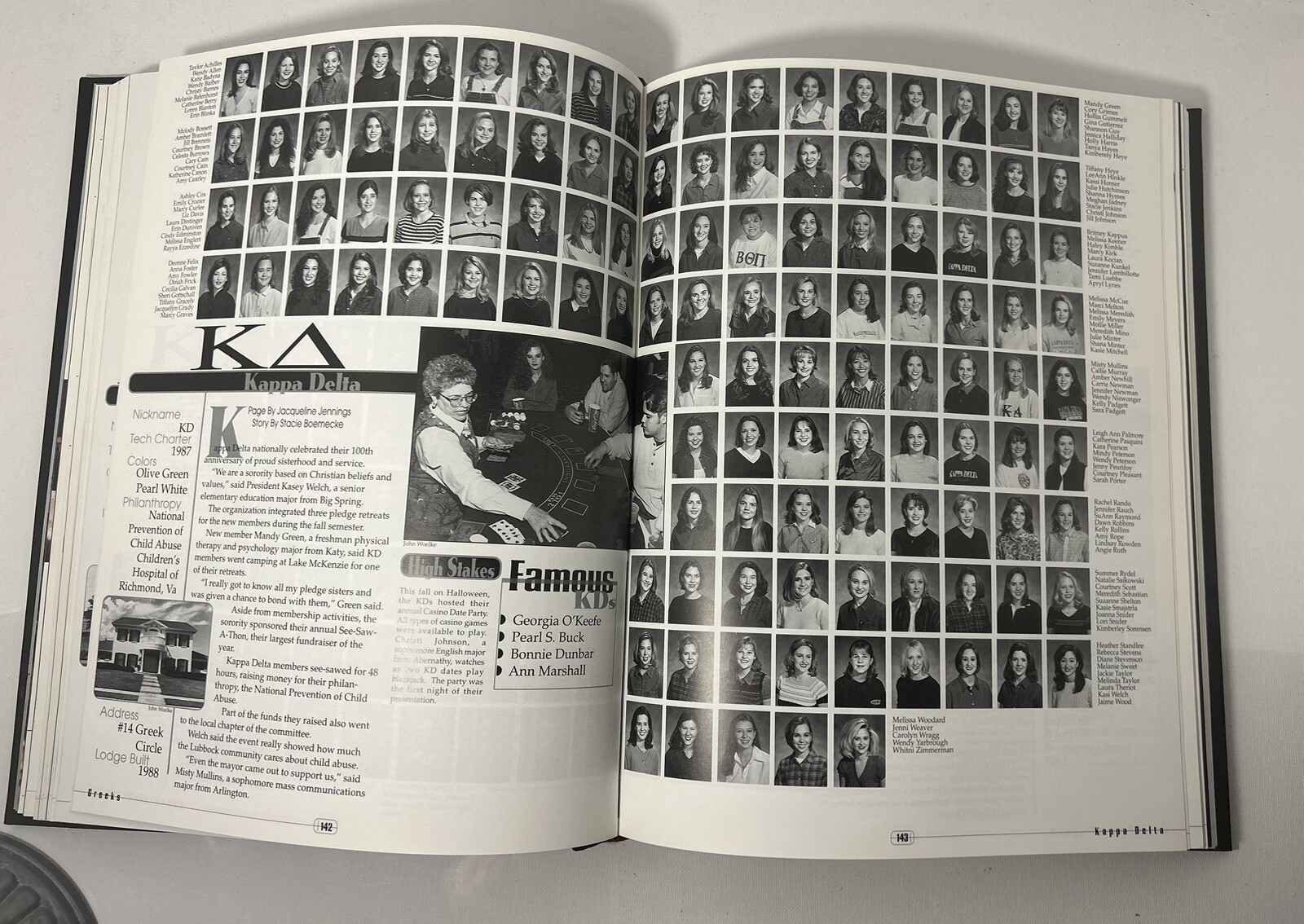 Texas Tech University Lubbock 1998 Yearbook Annual College La Ventana