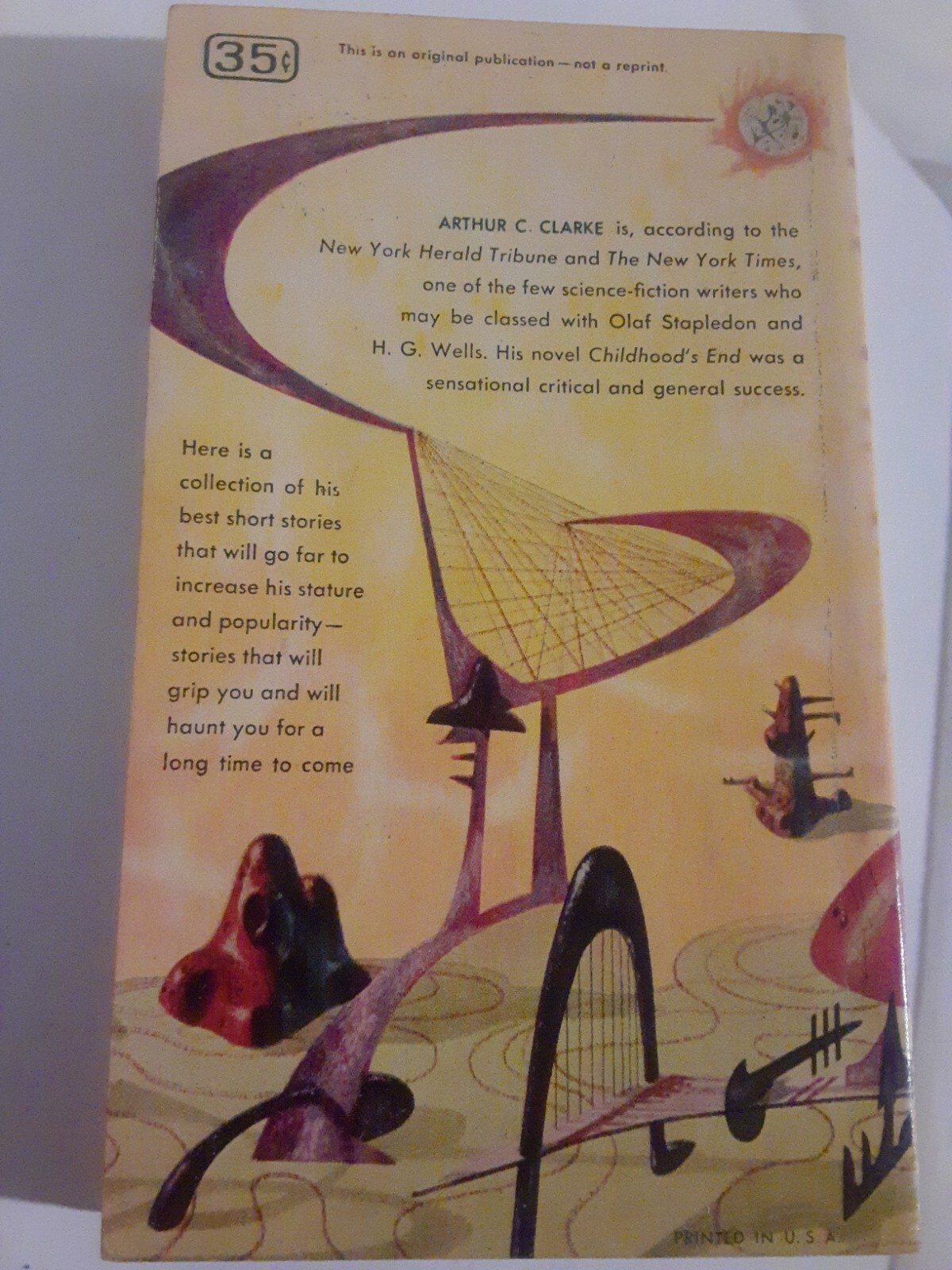 Expedition To Earth Arthur C. Clarke Vintage Ballantine 472K 1961 Second…