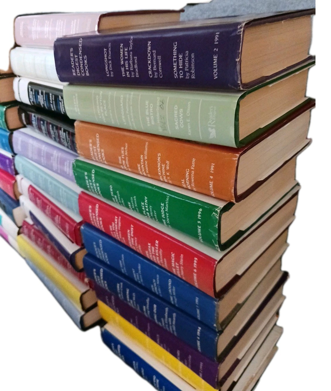 Readers Digest 1990-2005 Vintage Condensed Books with Decorative Cover Lot Of 30