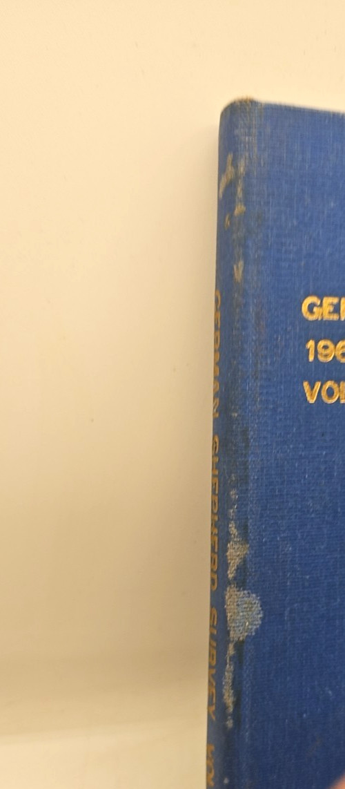 German Shepherd Survey Reports 3 Volumes 1958-1962 Grant Mann Hardcover