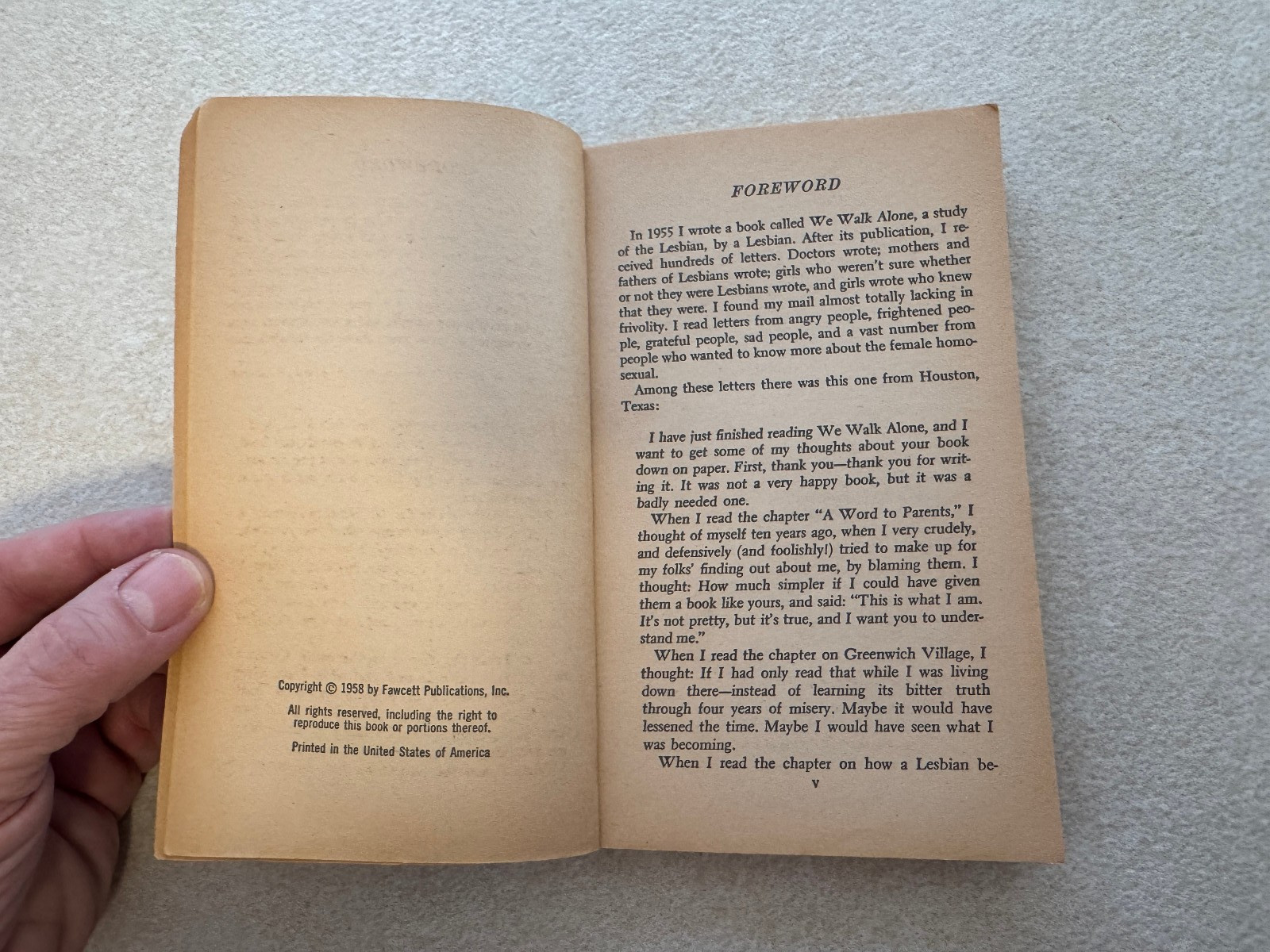 Lesbian Nonfiction WE, TOO, MUST LOVE Ann Aldrich Paperback 1958