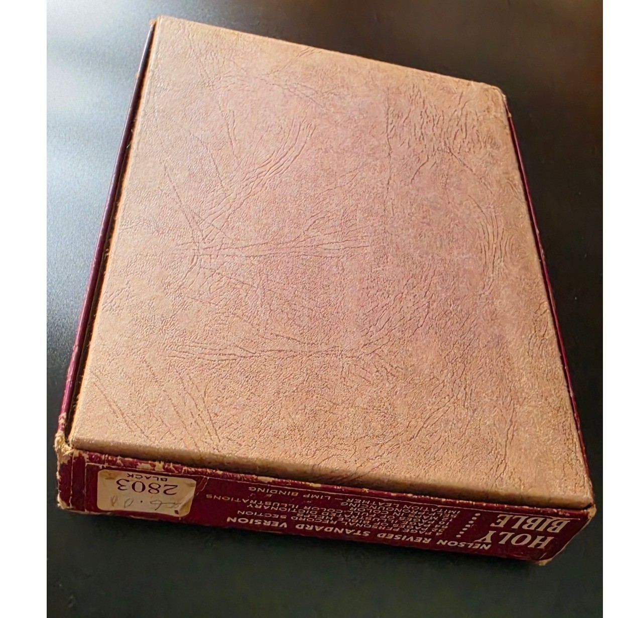 1952 WITH BOX Nelson Revised Standard Version Holy Bible 2803 Black Illustrated