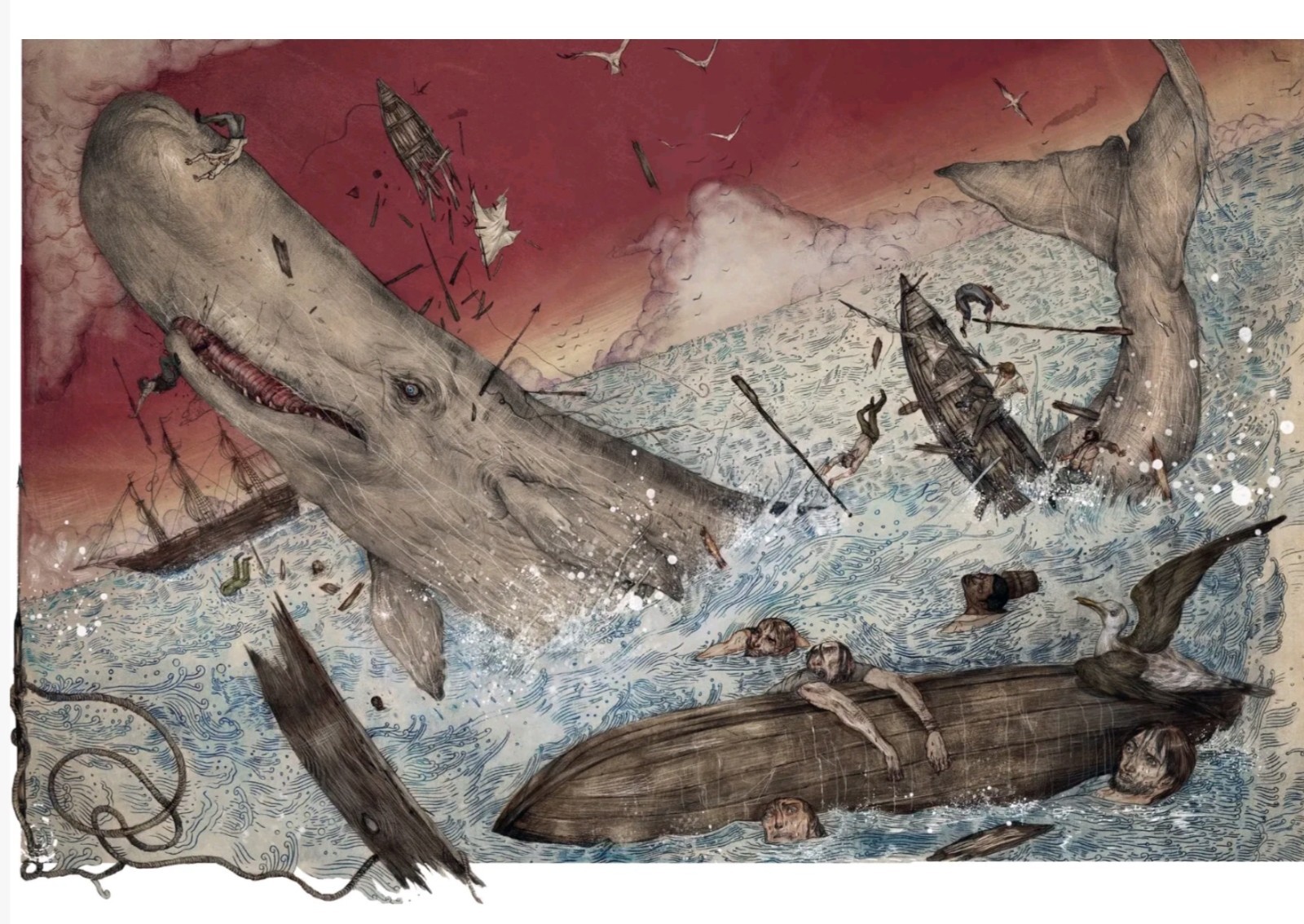Folio Society Limited Edition, Leather Bound MOBY DICK. # 507 of 750.