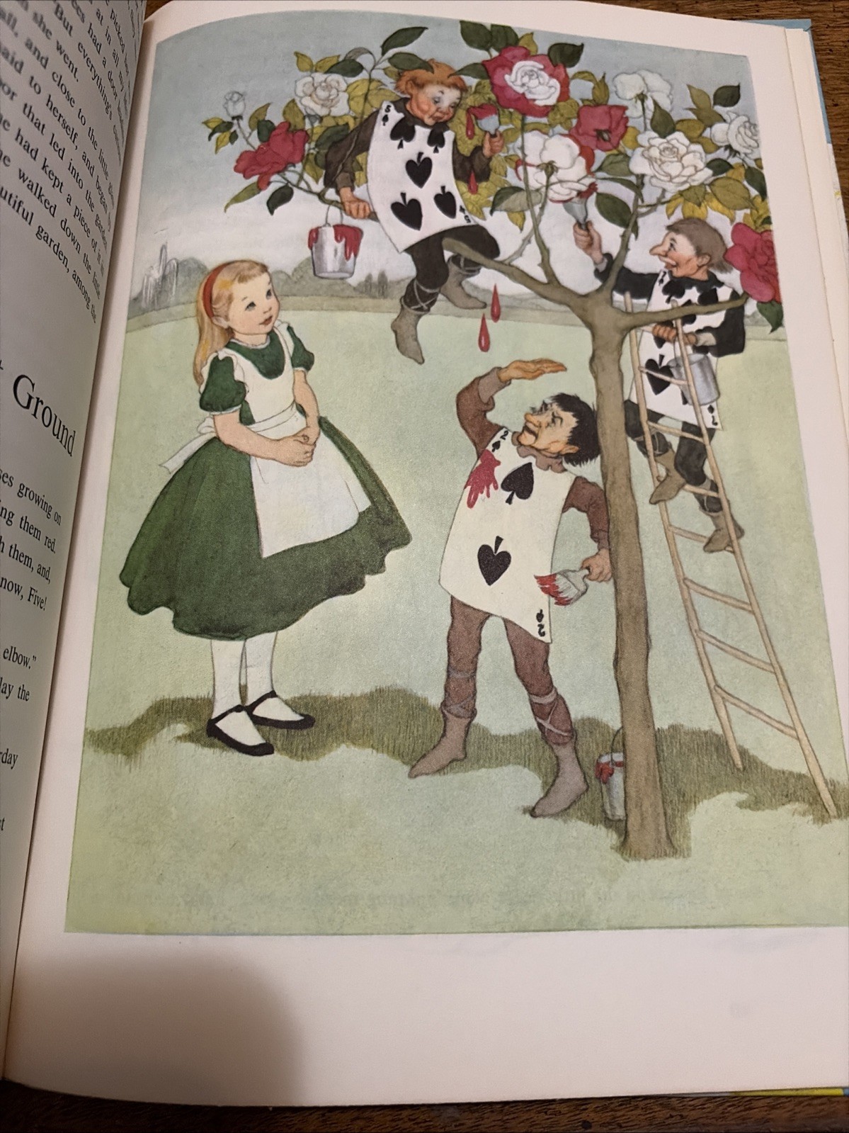 1955 Alice in Wonderland Lewis Carroll Random House HC Marjorie Torrey